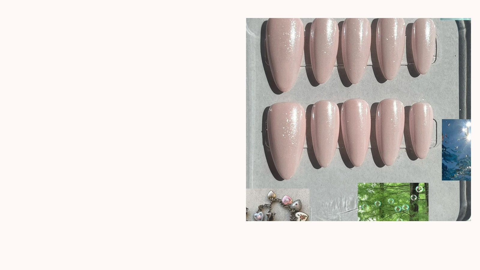 NAILONG NAILS Handcrafted Glazed Almond Nails